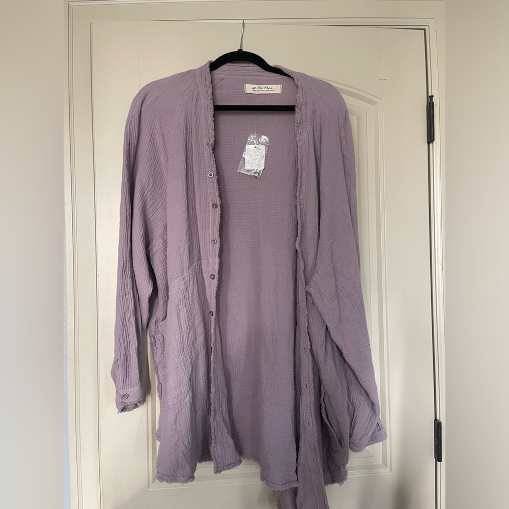 Free People We the Free Lavander Top NWT